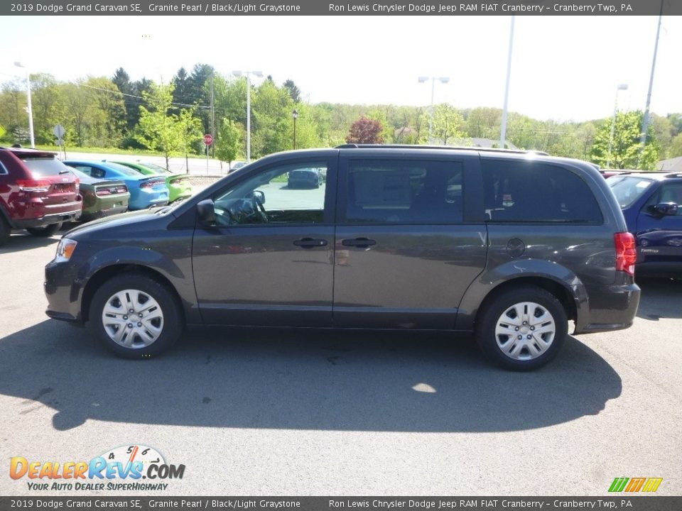 2019 Dodge Grand Caravan SE Granite Pearl / Black/Light Graystone Photo #2