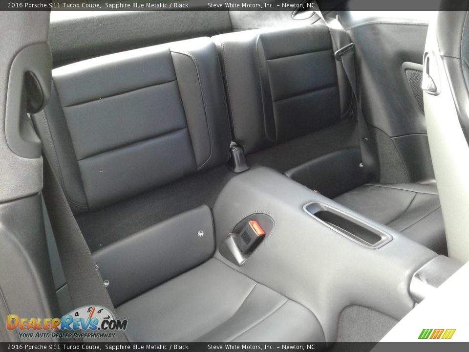 Rear Seat of 2016 Porsche 911 Turbo Coupe Photo #14