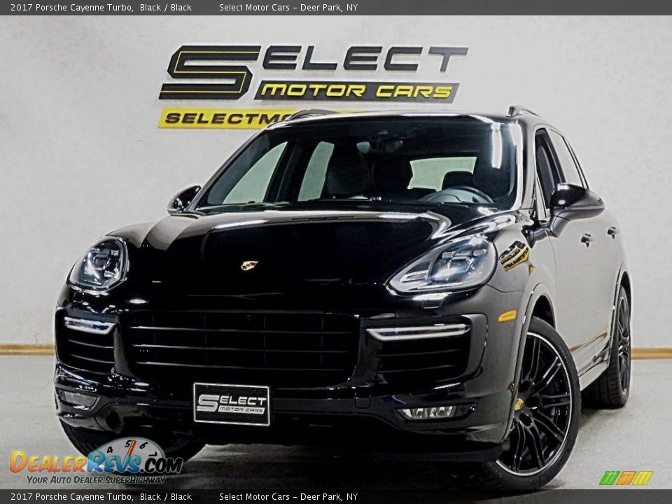 2017 Porsche Cayenne Turbo Black / Black Photo #1