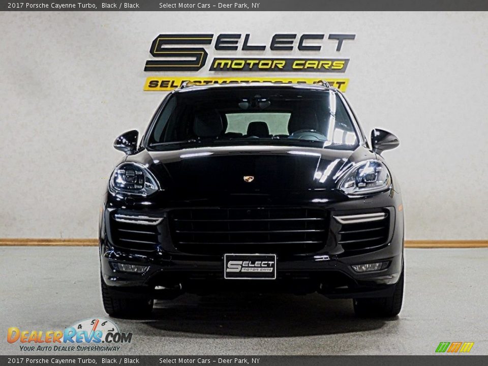 2017 Porsche Cayenne Turbo Black / Black Photo #2