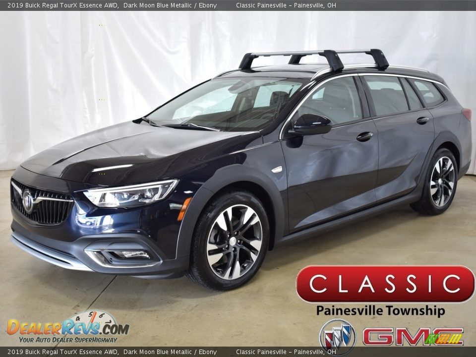 2019 Buick Regal TourX Essence AWD Dark Moon Blue Metallic / Ebony Photo #1