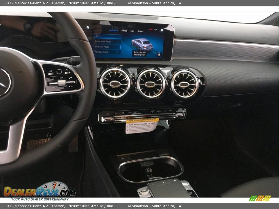 2019 Mercedes-Benz A 220 Sedan Iridium Silver Metallic / Black Photo #6