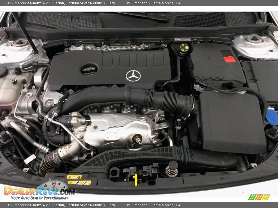 2019 Mercedes-Benz A 220 Sedan Iridium Silver Metallic / Black Photo #8