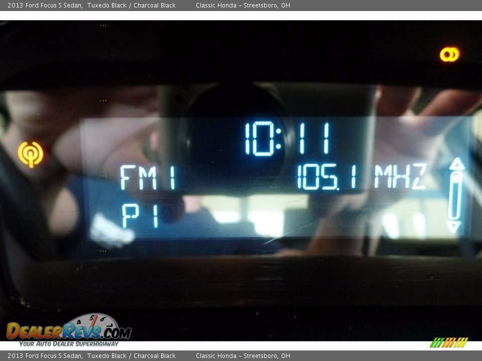 2013 Ford Focus S Sedan Tuxedo Black / Charcoal Black Photo #24