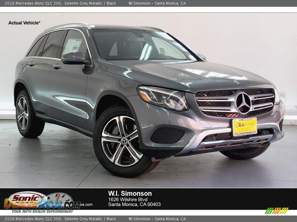 2019 Mercedes-Benz GLC 300 Selenite Grey Metallic / Black Photo #1