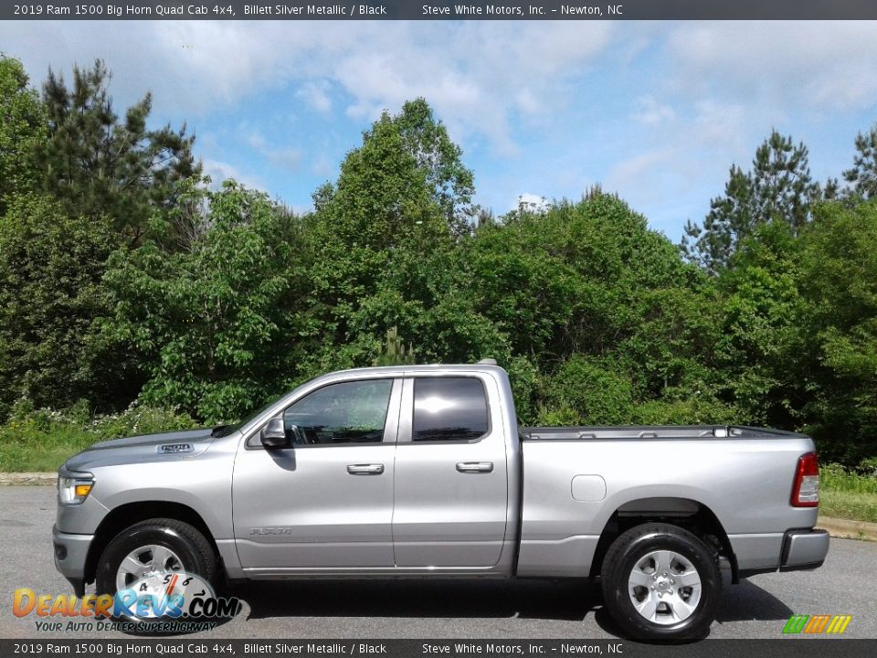 Billett Silver Metallic 2019 Ram 1500 Big Horn Quad Cab 4x4 Photo #1