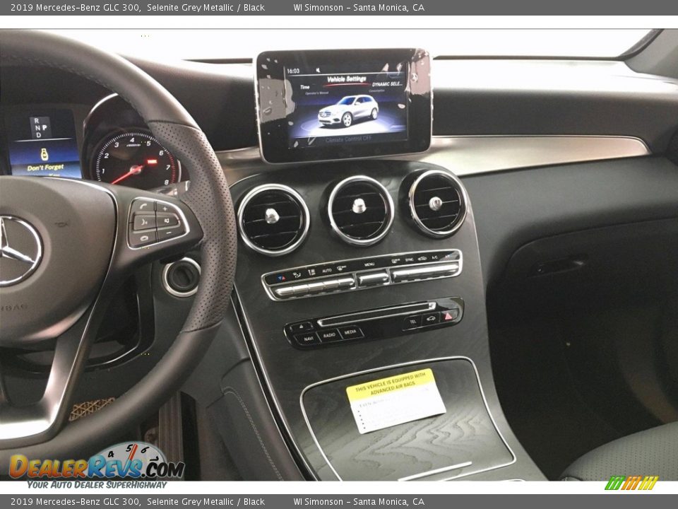 2019 Mercedes-Benz GLC 300 Selenite Grey Metallic / Black Photo #6