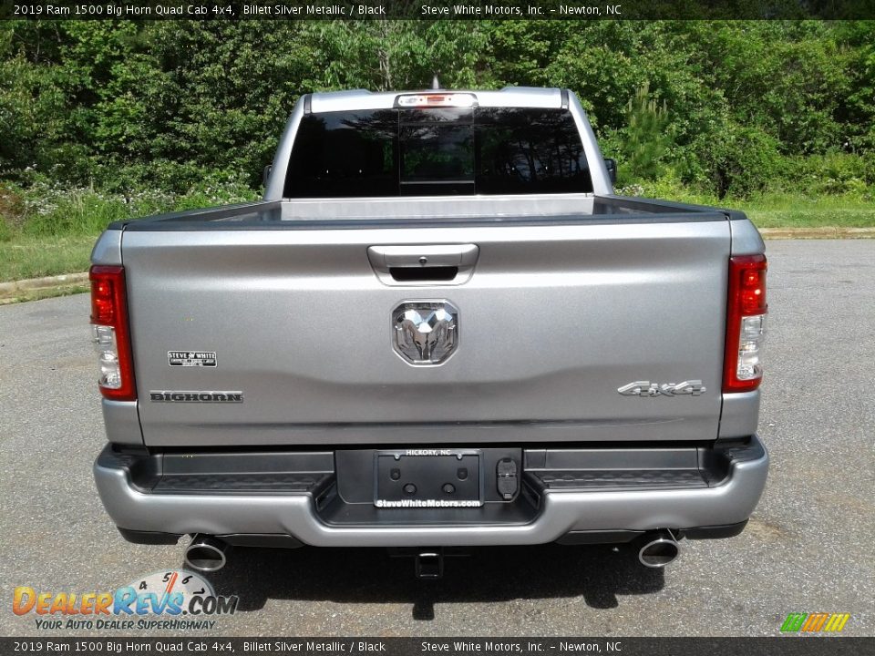 2019 Ram 1500 Big Horn Quad Cab 4x4 Billett Silver Metallic / Black Photo #7