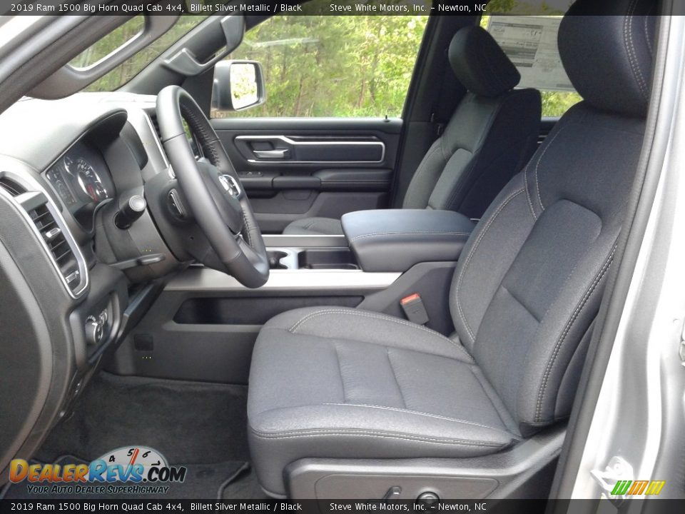 2019 Ram 1500 Big Horn Quad Cab 4x4 Billett Silver Metallic / Black Photo #10