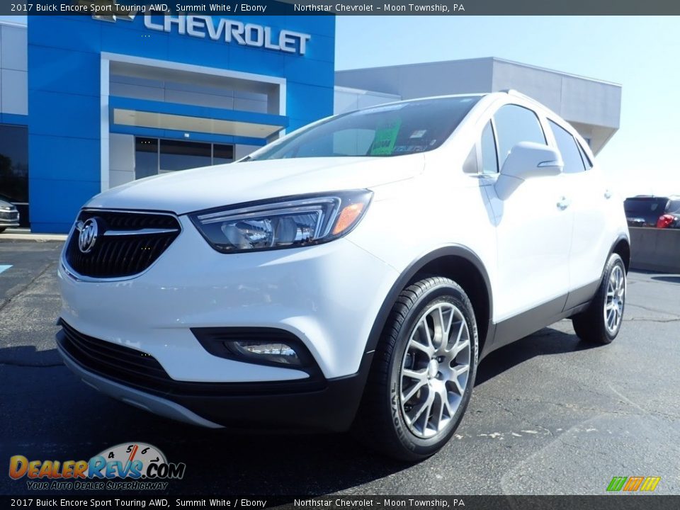 2017 Buick Encore Sport Touring AWD Summit White / Ebony Photo #2