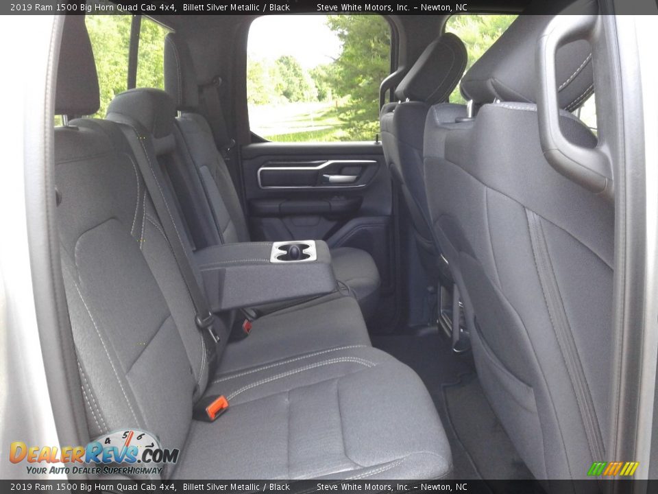 2019 Ram 1500 Big Horn Quad Cab 4x4 Billett Silver Metallic / Black Photo #13