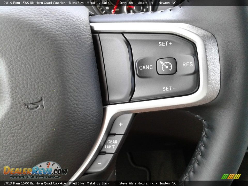 2019 Ram 1500 Big Horn Quad Cab 4x4 Billett Silver Metallic / Black Photo #18