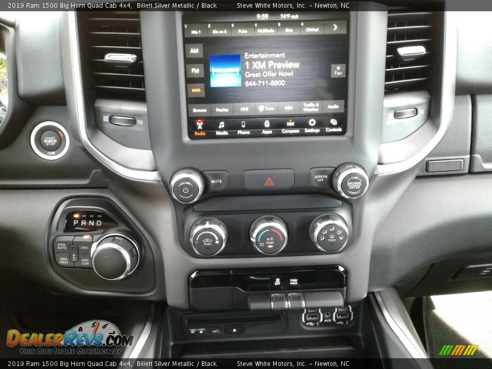2019 Ram 1500 Big Horn Quad Cab 4x4 Billett Silver Metallic / Black Photo #20