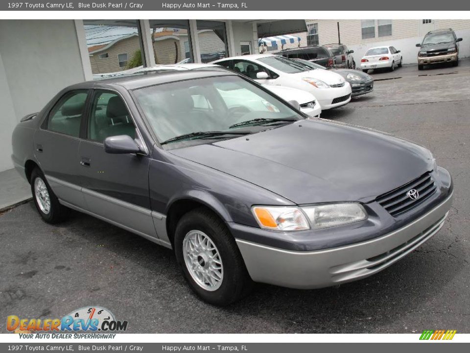 1997 Toyota Camry LE Blue Dusk Pearl / Gray Photo #1