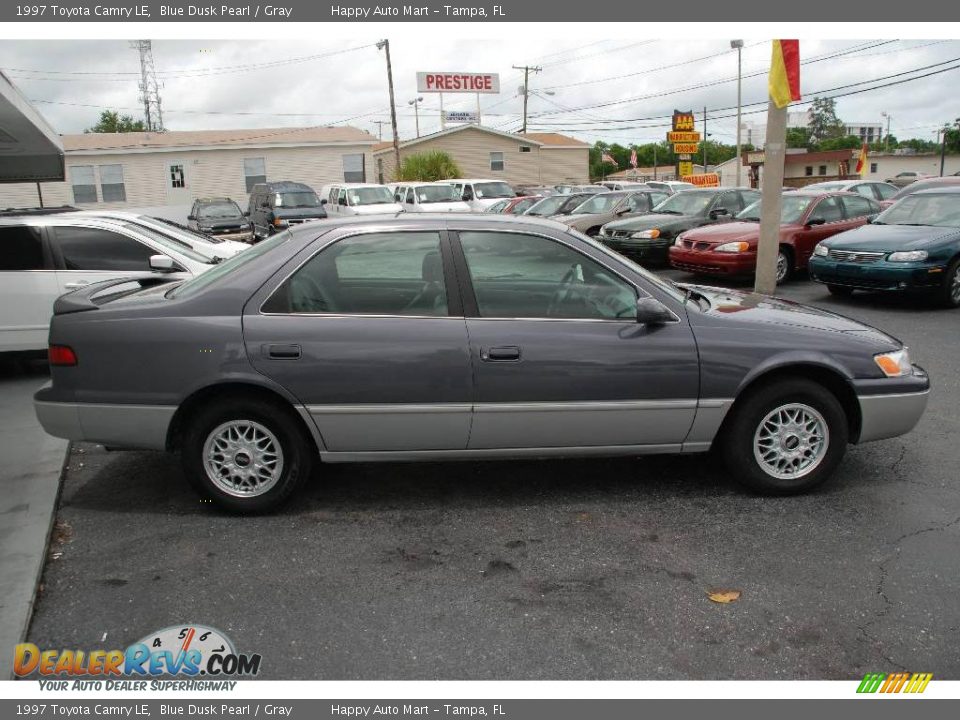 1997 Toyota Camry LE Blue Dusk Pearl / Gray Photo #3