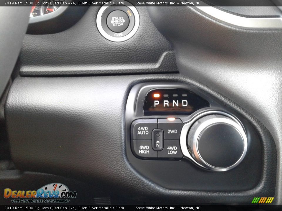 2019 Ram 1500 Big Horn Quad Cab 4x4 Billett Silver Metallic / Black Photo #25