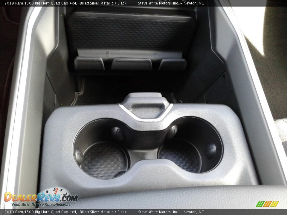 2019 Ram 1500 Big Horn Quad Cab 4x4 Billett Silver Metallic / Black Photo #27