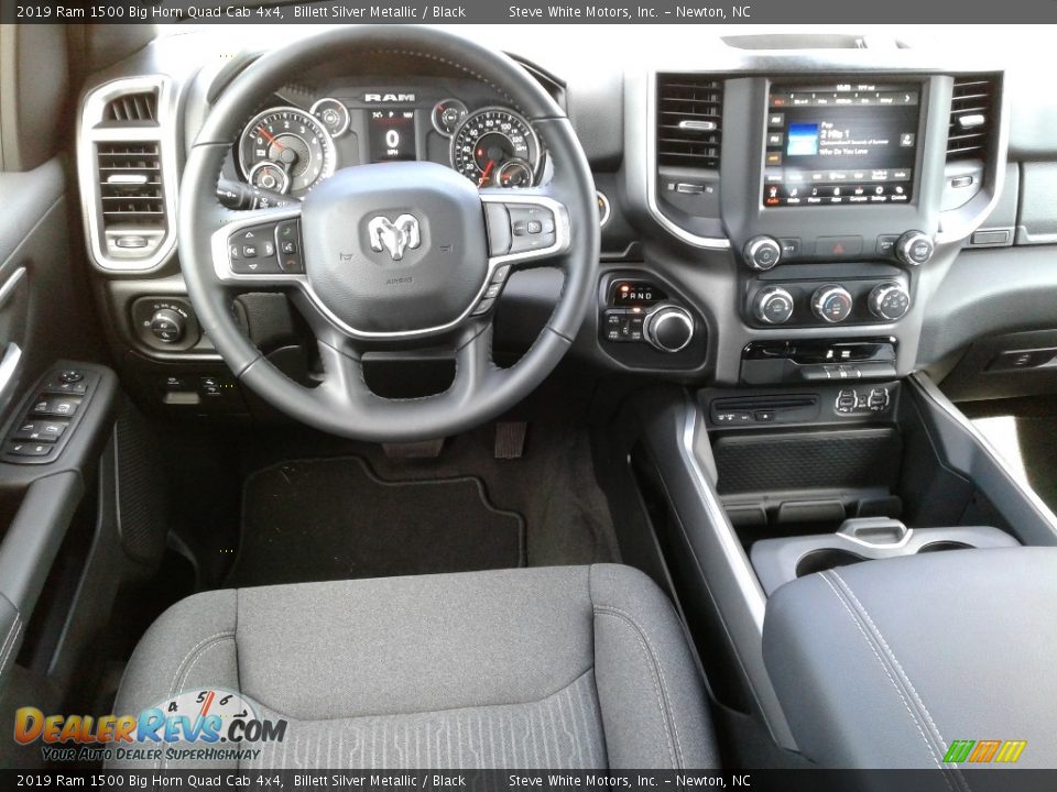 2019 Ram 1500 Big Horn Quad Cab 4x4 Billett Silver Metallic / Black Photo #29