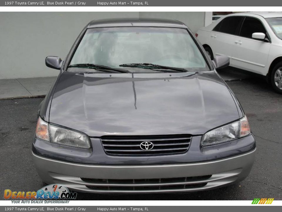 1997 Toyota Camry LE Blue Dusk Pearl / Gray Photo #6