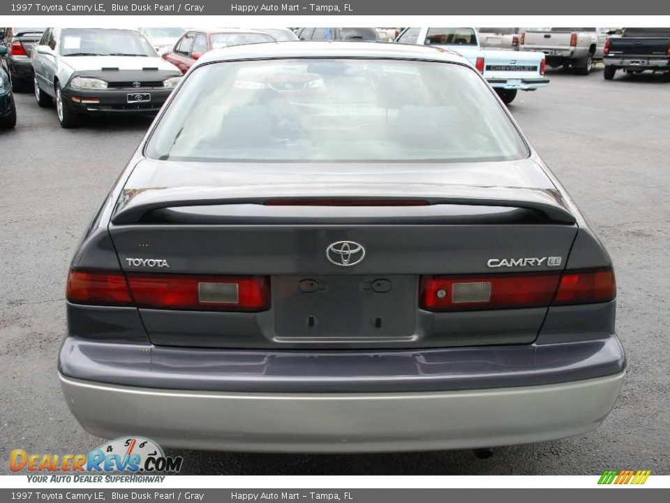 1997 Toyota Camry LE Blue Dusk Pearl / Gray Photo #7