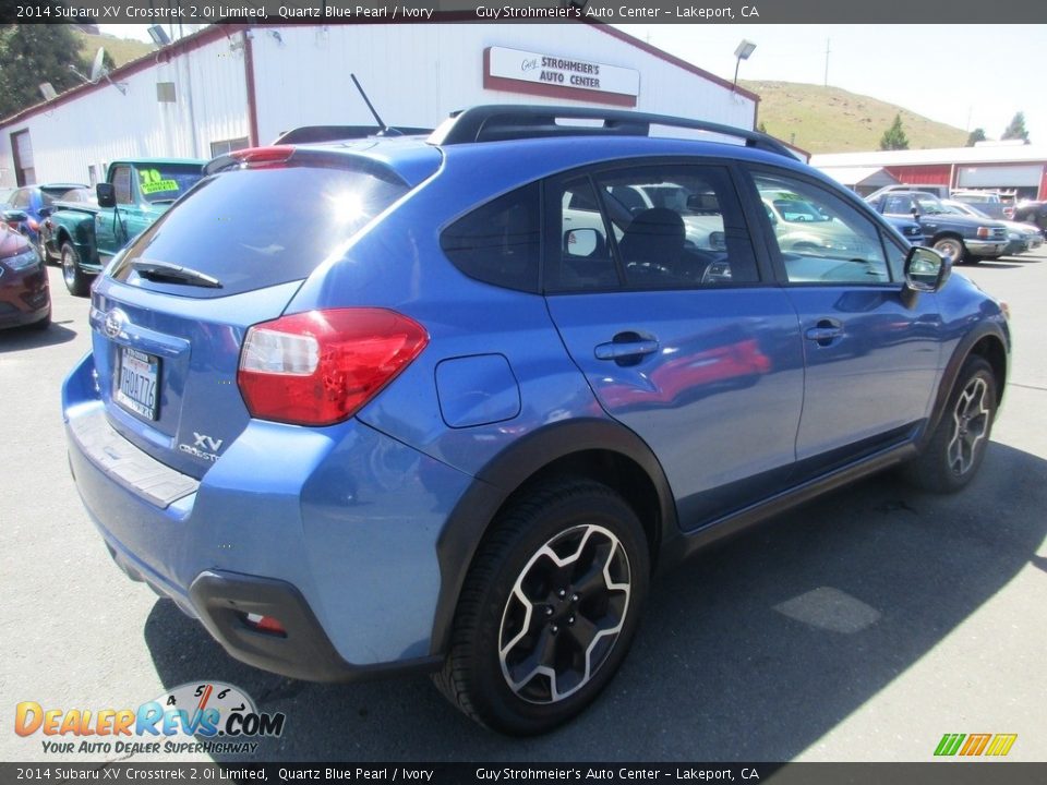 2014 Subaru XV Crosstrek 2.0i Limited Quartz Blue Pearl / Ivory Photo #7
