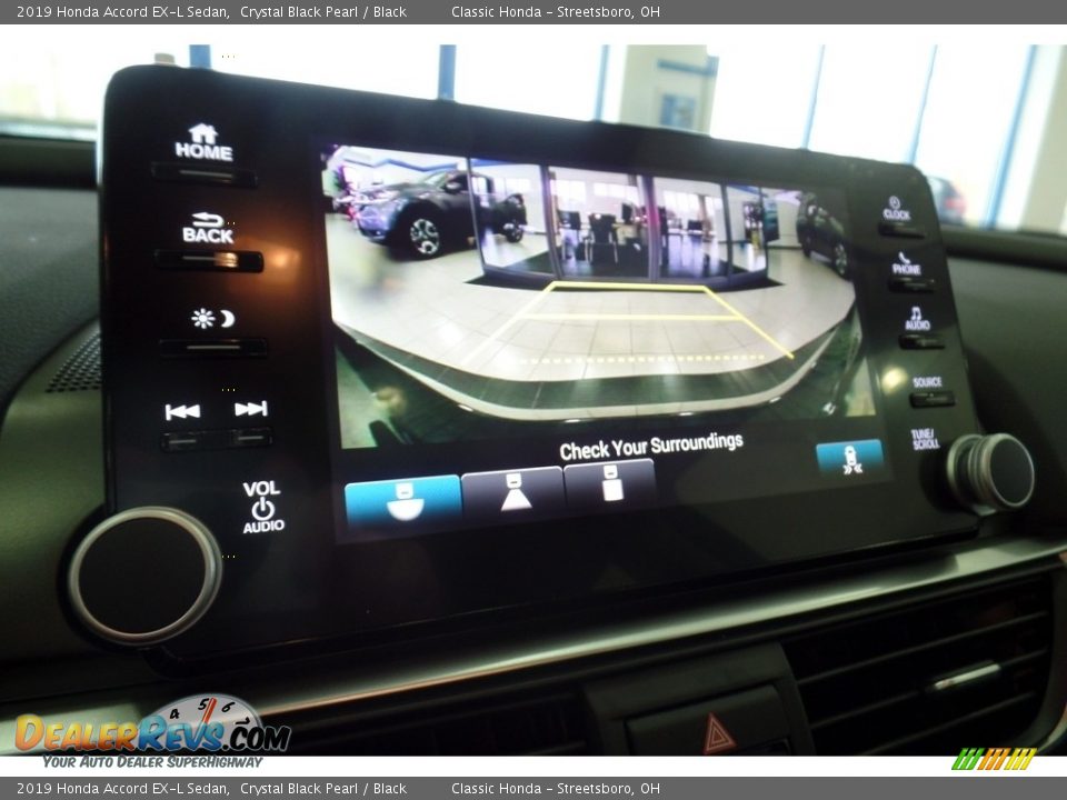 2019 Honda Accord EX-L Sedan Crystal Black Pearl / Black Photo #16