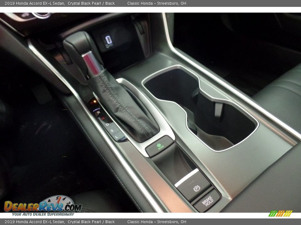 2019 Honda Accord EX-L Sedan Crystal Black Pearl / Black Photo #18