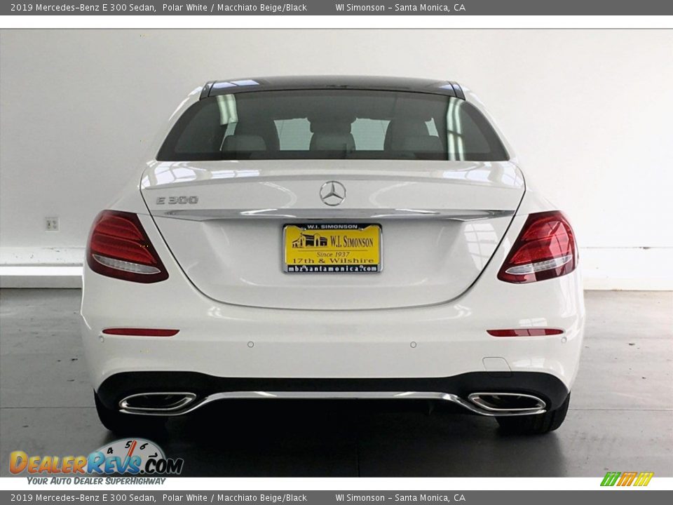 2019 Mercedes-Benz E 300 Sedan Polar White / Macchiato Beige/Black Photo #3