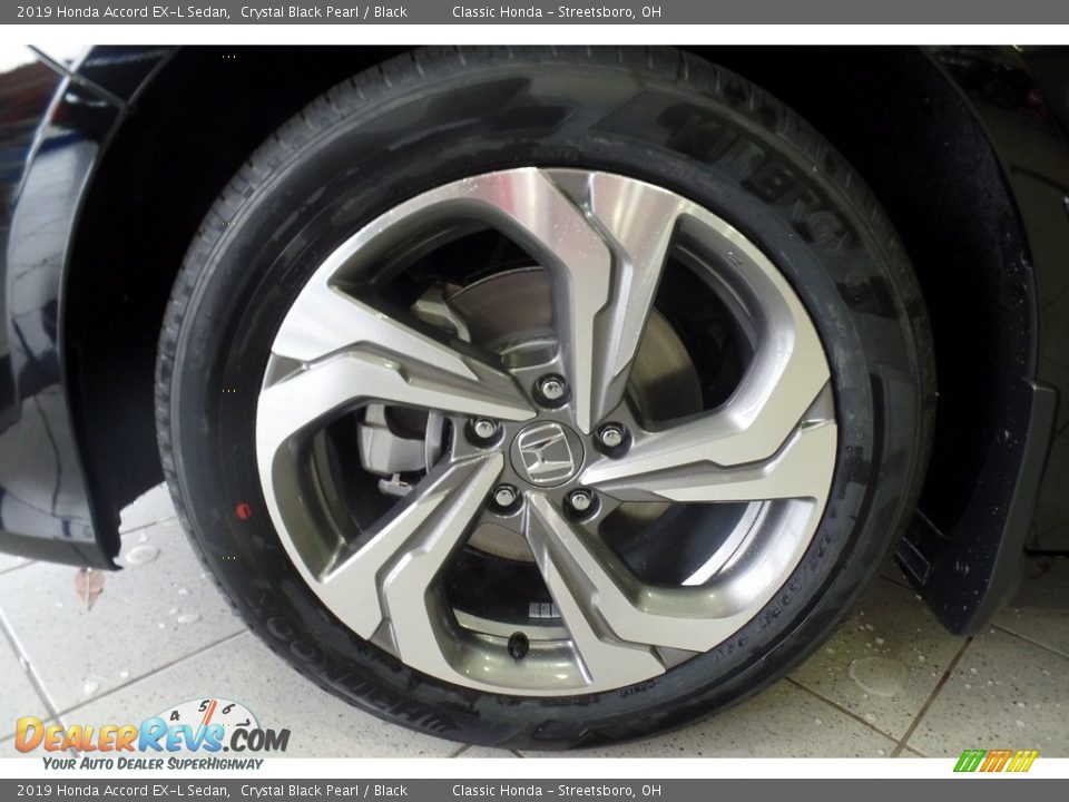 2019 Honda Accord EX-L Sedan Crystal Black Pearl / Black Photo #21