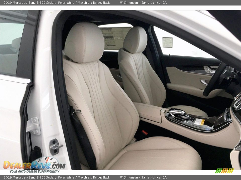 2019 Mercedes-Benz E 300 Sedan Polar White / Macchiato Beige/Black Photo #5