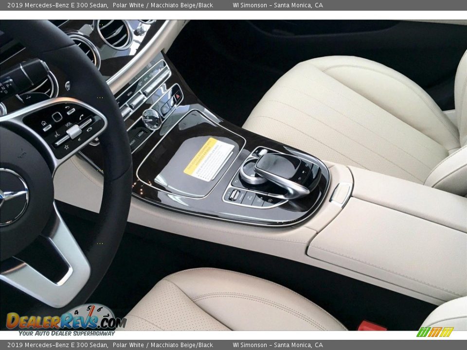 2019 Mercedes-Benz E 300 Sedan Polar White / Macchiato Beige/Black Photo #7