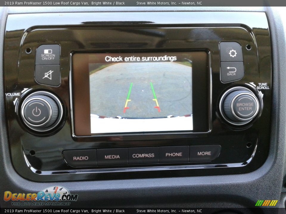 2019 Ram ProMaster 1500 Low Roof Cargo Van Bright White / Black Photo #22