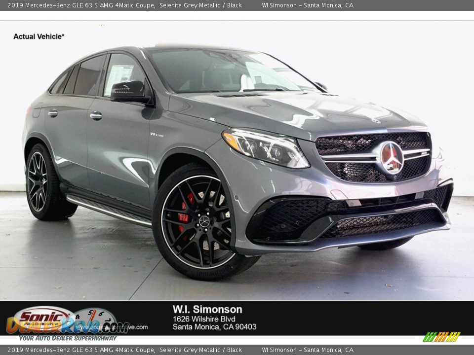 2019 Mercedes-Benz GLE 63 S AMG 4Matic Coupe Selenite Grey Metallic / Black Photo #1
