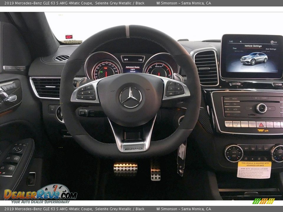 2019 Mercedes-Benz GLE 63 S AMG 4Matic Coupe Steering Wheel Photo #4
