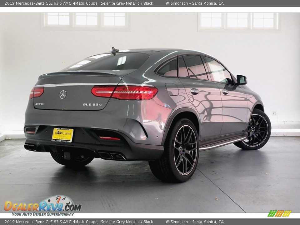 2019 Mercedes-Benz GLE 63 S AMG 4Matic Coupe Selenite Grey Metallic / Black Photo #16