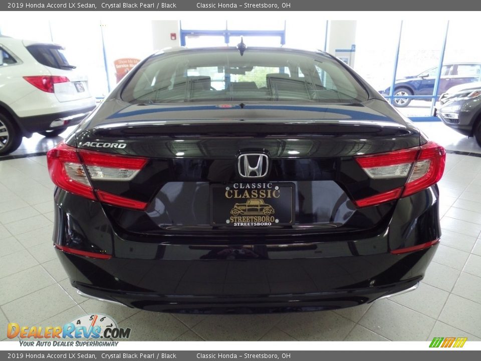 2019 Honda Accord LX Sedan Crystal Black Pearl / Black Photo #6