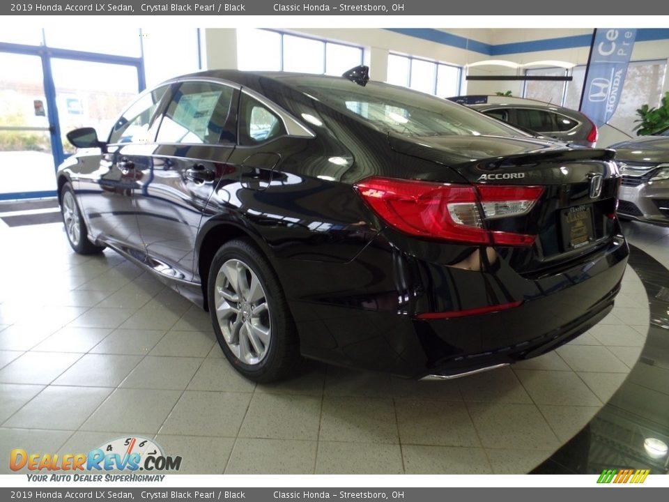 2019 Honda Accord LX Sedan Crystal Black Pearl / Black Photo #7