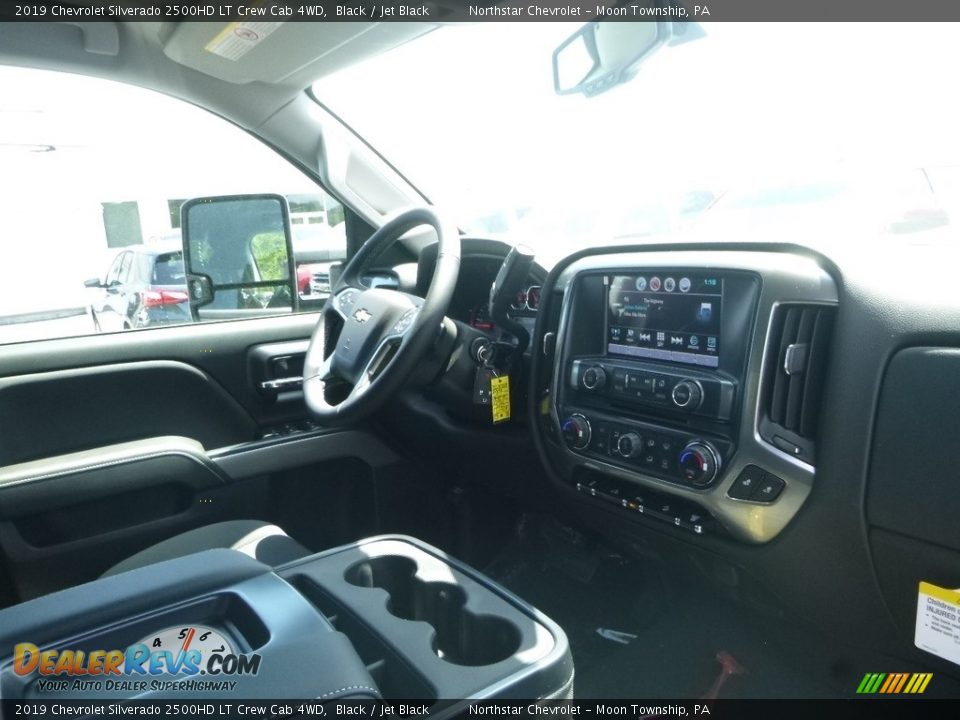 2019 Chevrolet Silverado 2500HD LT Crew Cab 4WD Black / Jet Black Photo #11