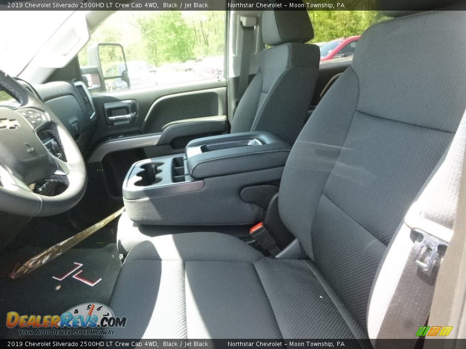 2019 Chevrolet Silverado 2500HD LT Crew Cab 4WD Black / Jet Black Photo #15