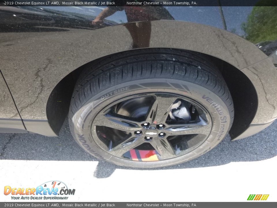 2019 Chevrolet Equinox LT AWD Mosaic Black Metallic / Jet Black Photo #8