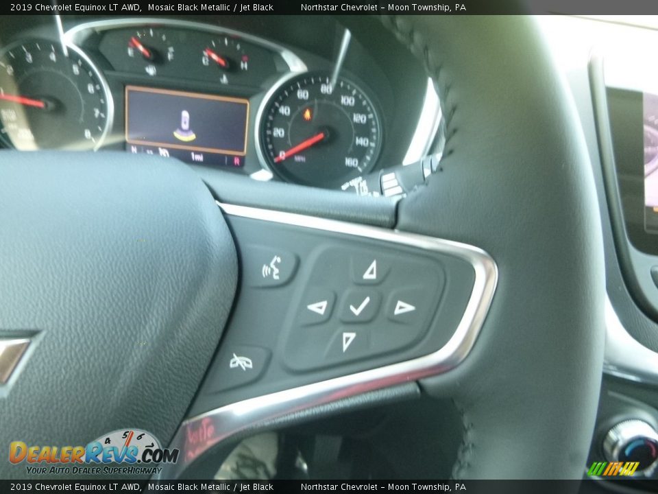 2019 Chevrolet Equinox LT AWD Mosaic Black Metallic / Jet Black Photo #19