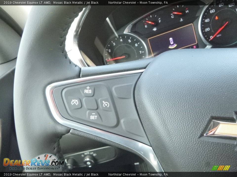 2019 Chevrolet Equinox LT AWD Mosaic Black Metallic / Jet Black Photo #20