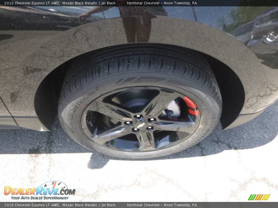 2019 Chevrolet Equinox LT AWD Mosaic Black Metallic / Jet Black Photo #8