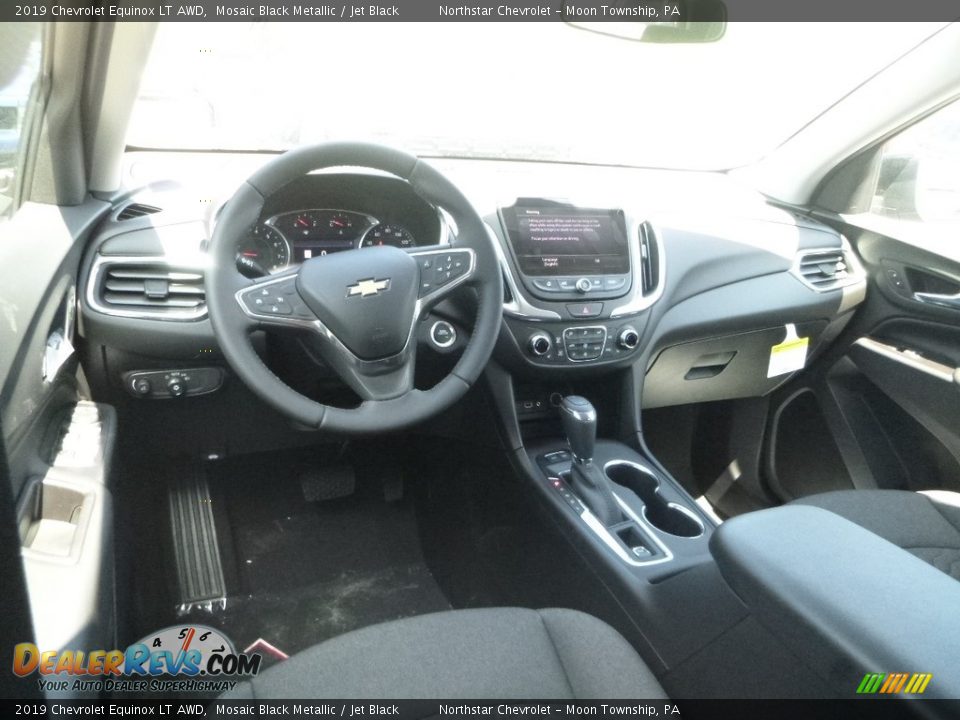 2019 Chevrolet Equinox LT AWD Mosaic Black Metallic / Jet Black Photo #12