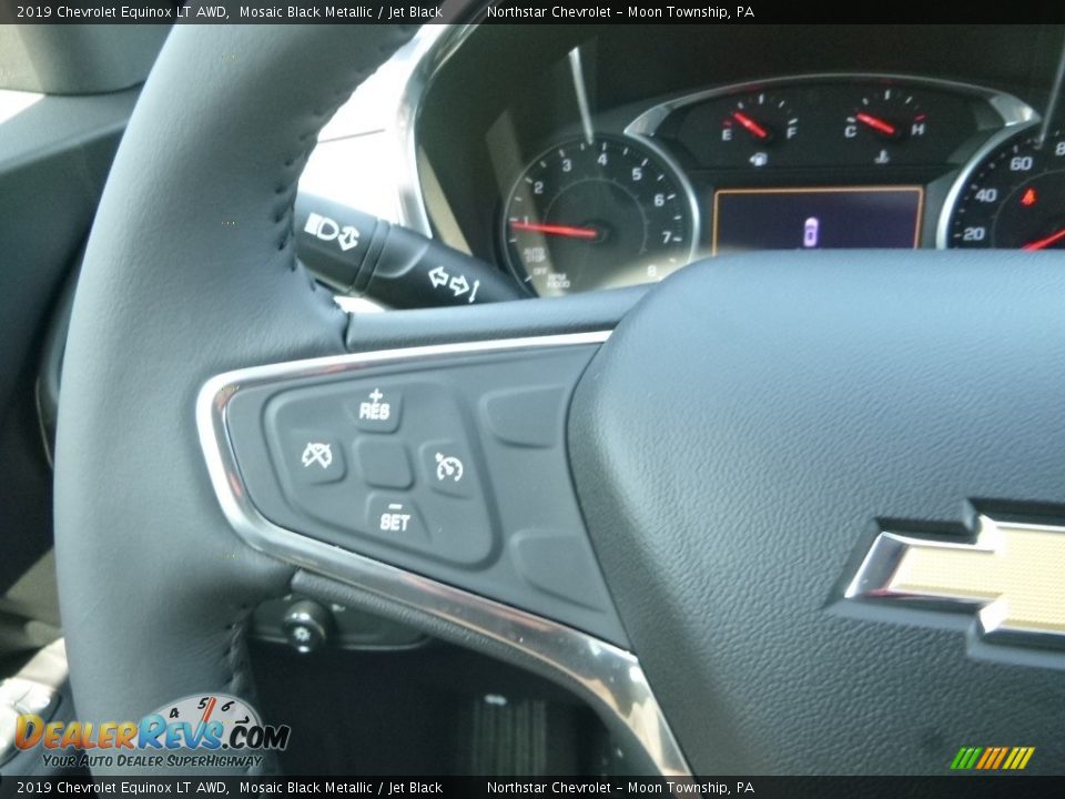 2019 Chevrolet Equinox LT AWD Mosaic Black Metallic / Jet Black Photo #20