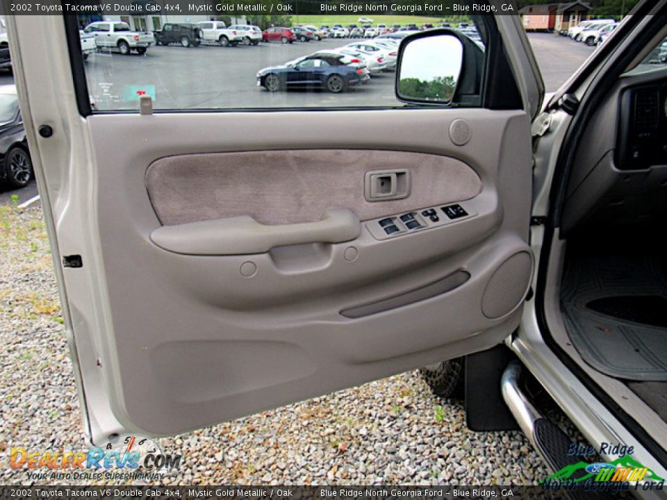 2002 Toyota Tacoma V6 Double Cab 4x4 Mystic Gold Metallic / Oak Photo #5