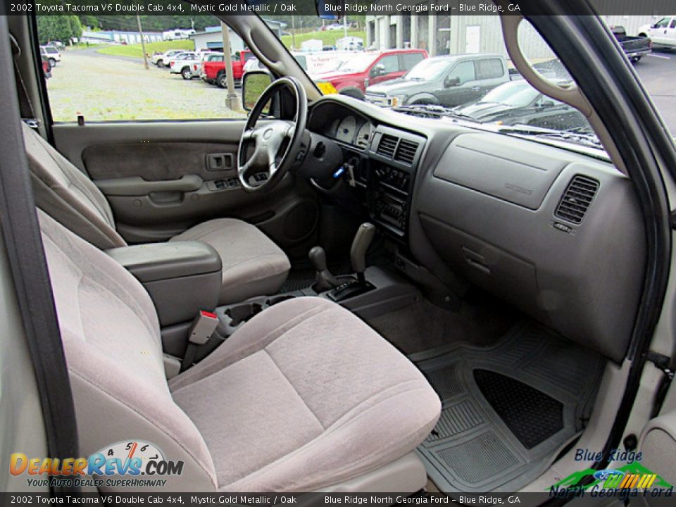 2002 Toyota Tacoma V6 Double Cab 4x4 Mystic Gold Metallic / Oak Photo #8