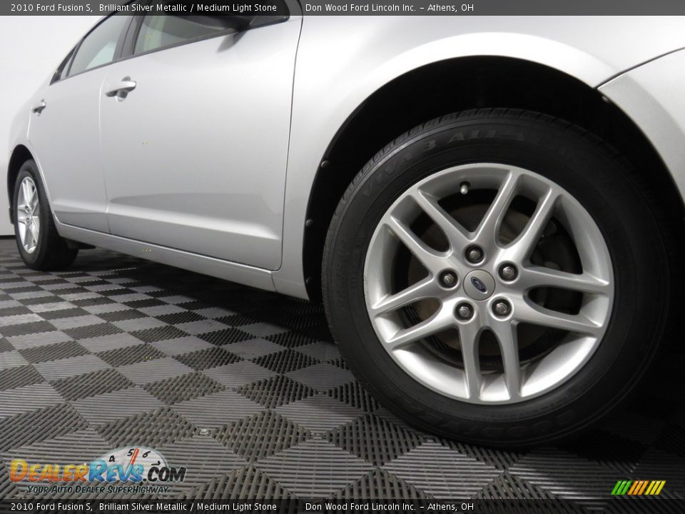 2010 Ford Fusion S Brilliant Silver Metallic / Medium Light Stone Photo #3