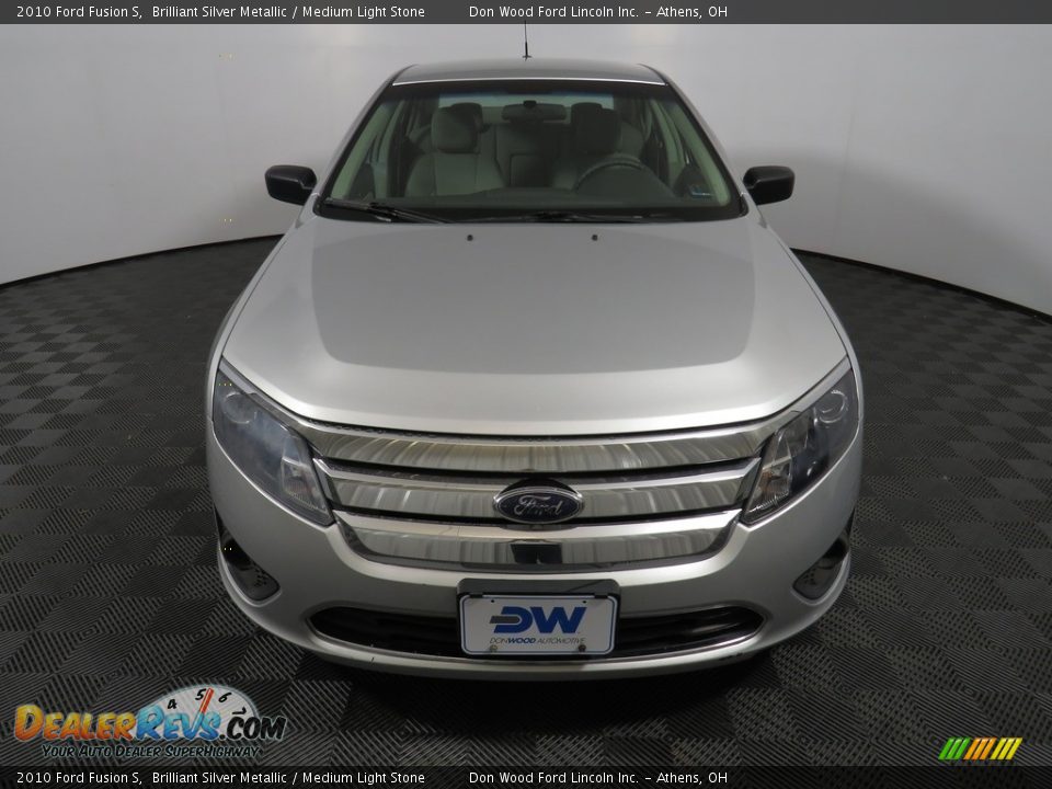2010 Ford Fusion S Brilliant Silver Metallic / Medium Light Stone Photo #4
