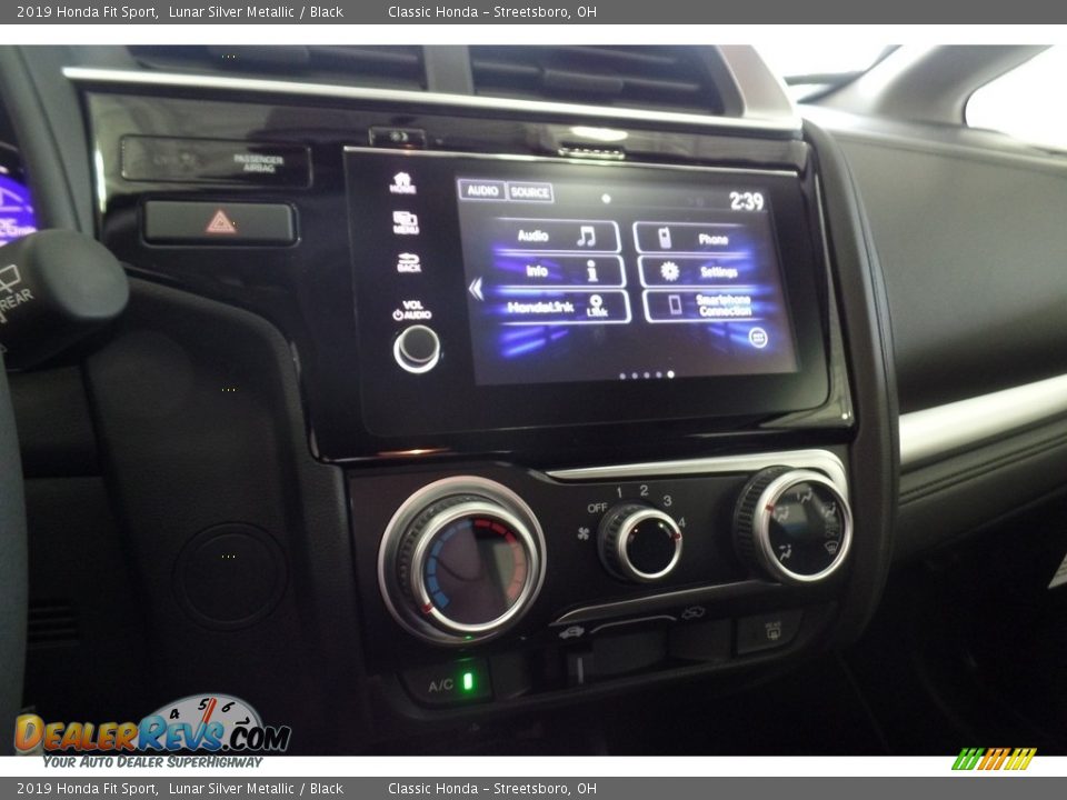 2019 Honda Fit Sport Lunar Silver Metallic / Black Photo #8